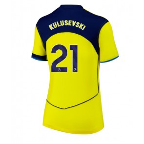 Lacne Ženy Futbalové dres Tottenham Hotspur Dejan Kulusevski #21 2025-26 Krátky Rukáv - Tretina